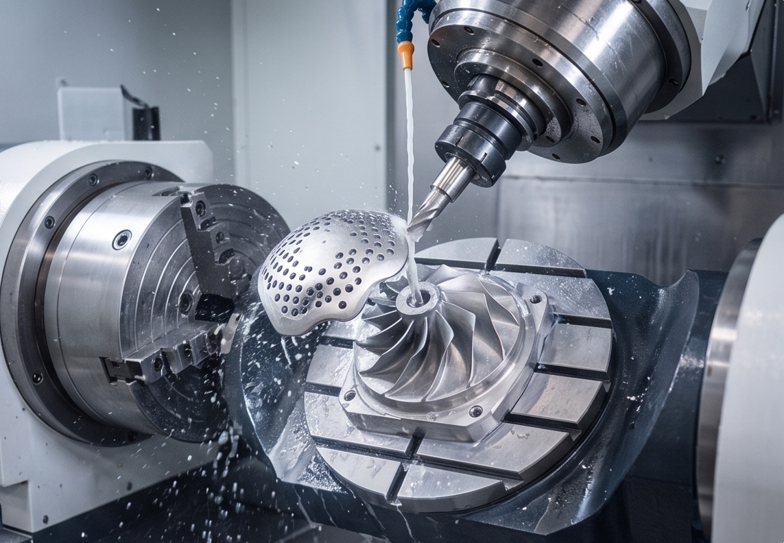 5-Axis Titanium Impellers for Next-Gen Drone Propulsion