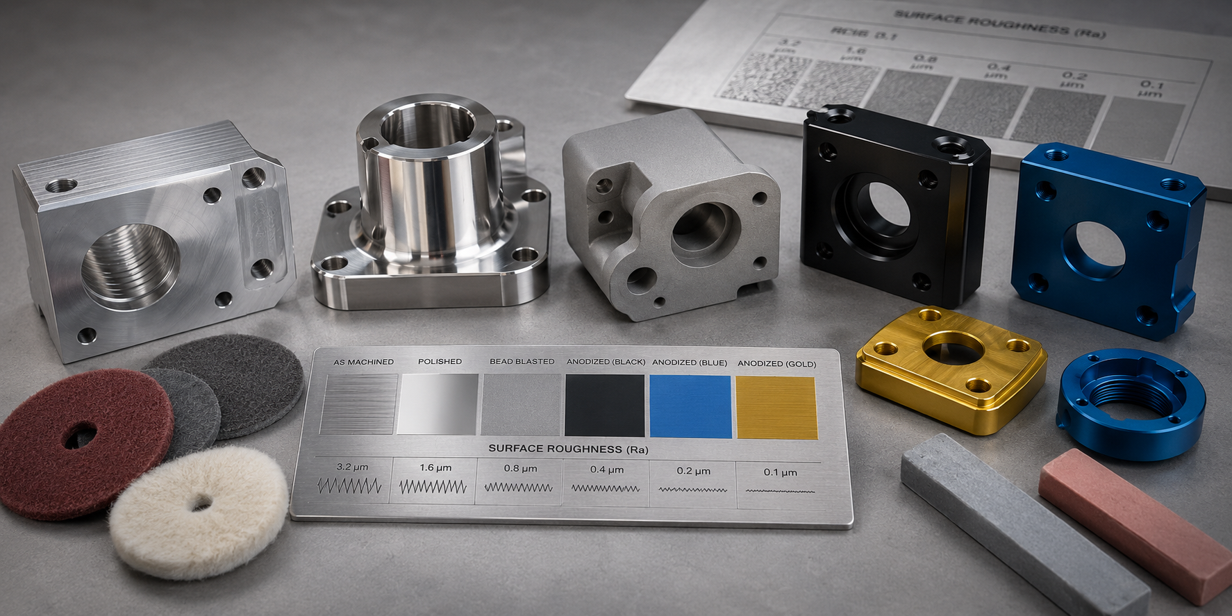 Surface Finishing Guide for Machined Parts